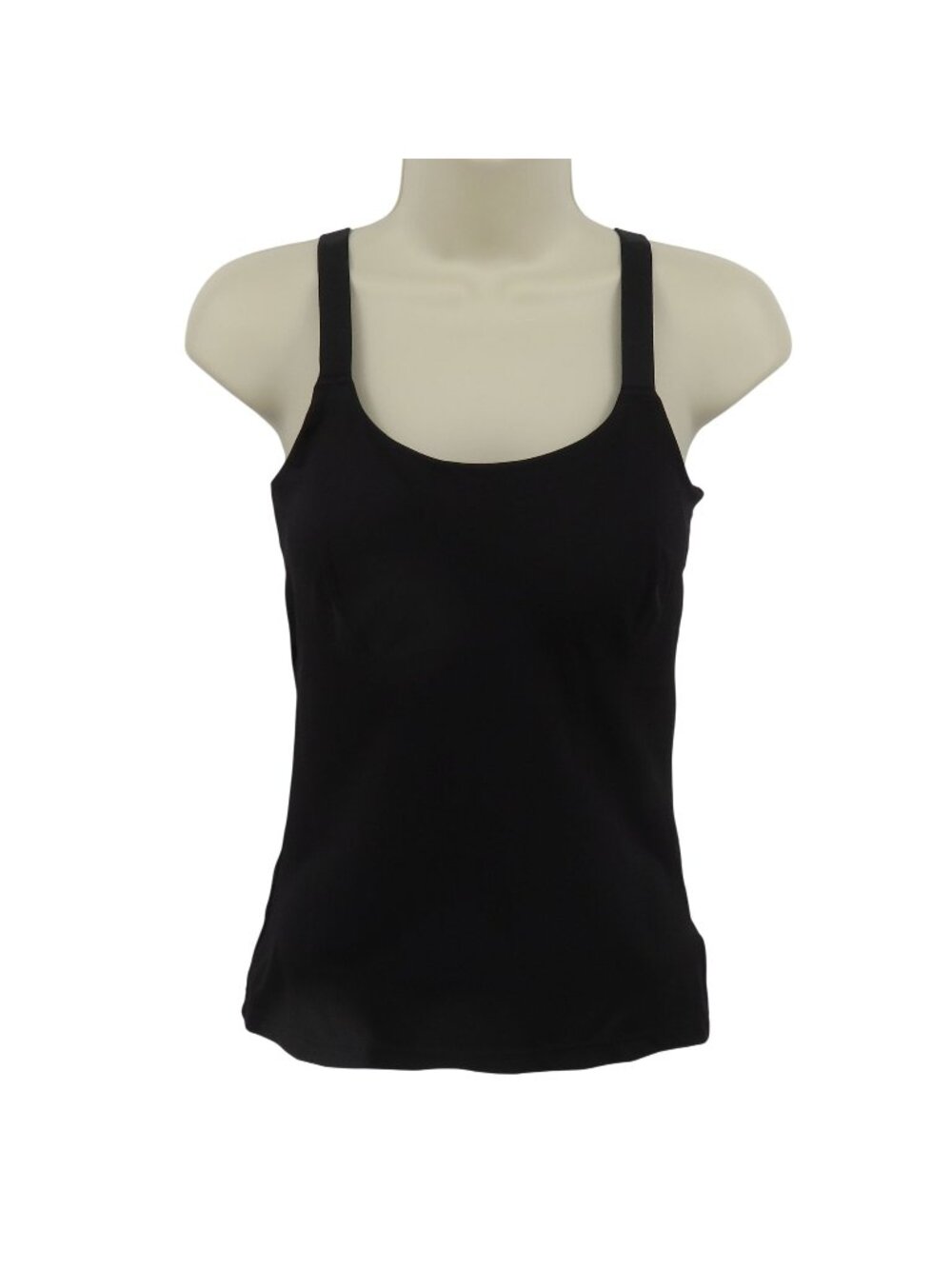 Spanx Small 30039R One and Done Powered by Bra-Lleluja Cami Tank Top Solid Black